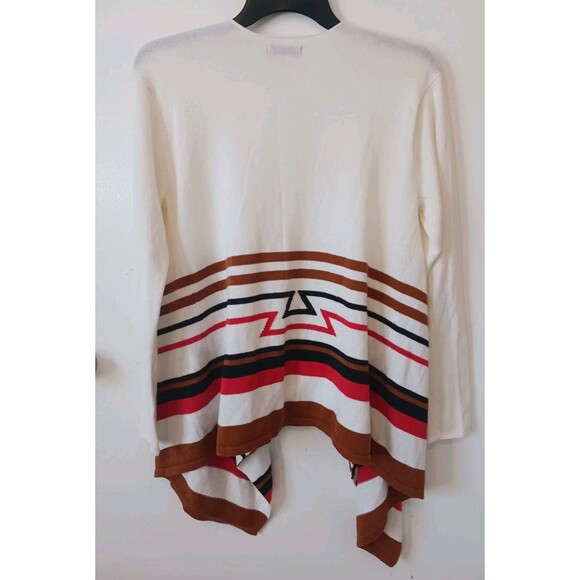 Volcom Cardigan Sweater Womens M/L Aztec Open Front Boho Go-Go Wrap longsleeve - Picture 2 of 6